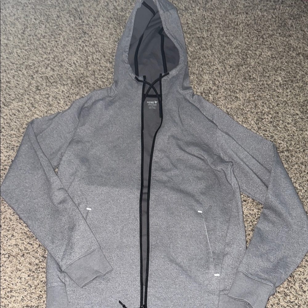 Old Navy active- Men's Gray Zip-Up Hoodie